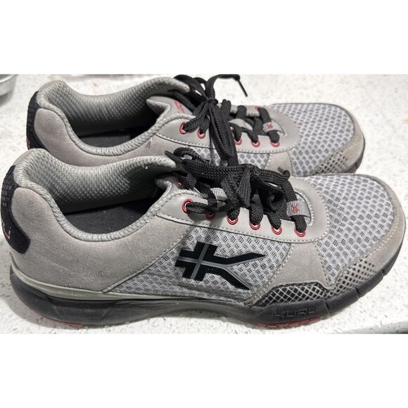 Kuru Men’s Quantum Tungsten-Cardinal Athletic Shoes 10M Grey Red Accent EUC main image 3